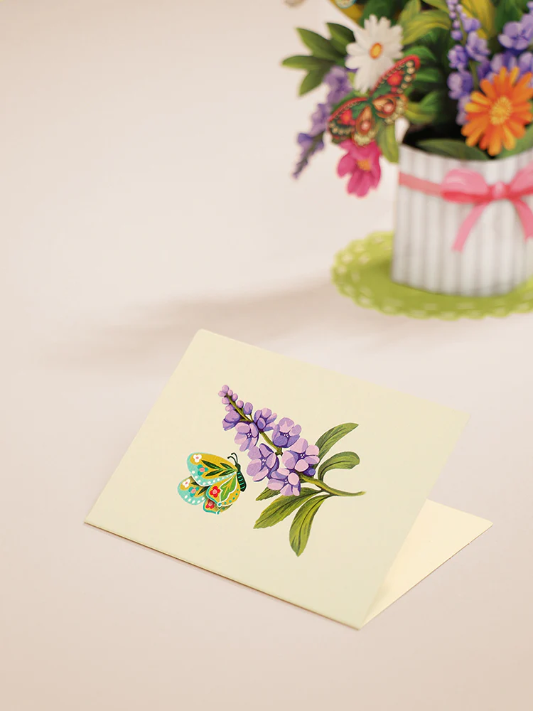 Mini Enchanted Garden Pop-Up Card - Image 3