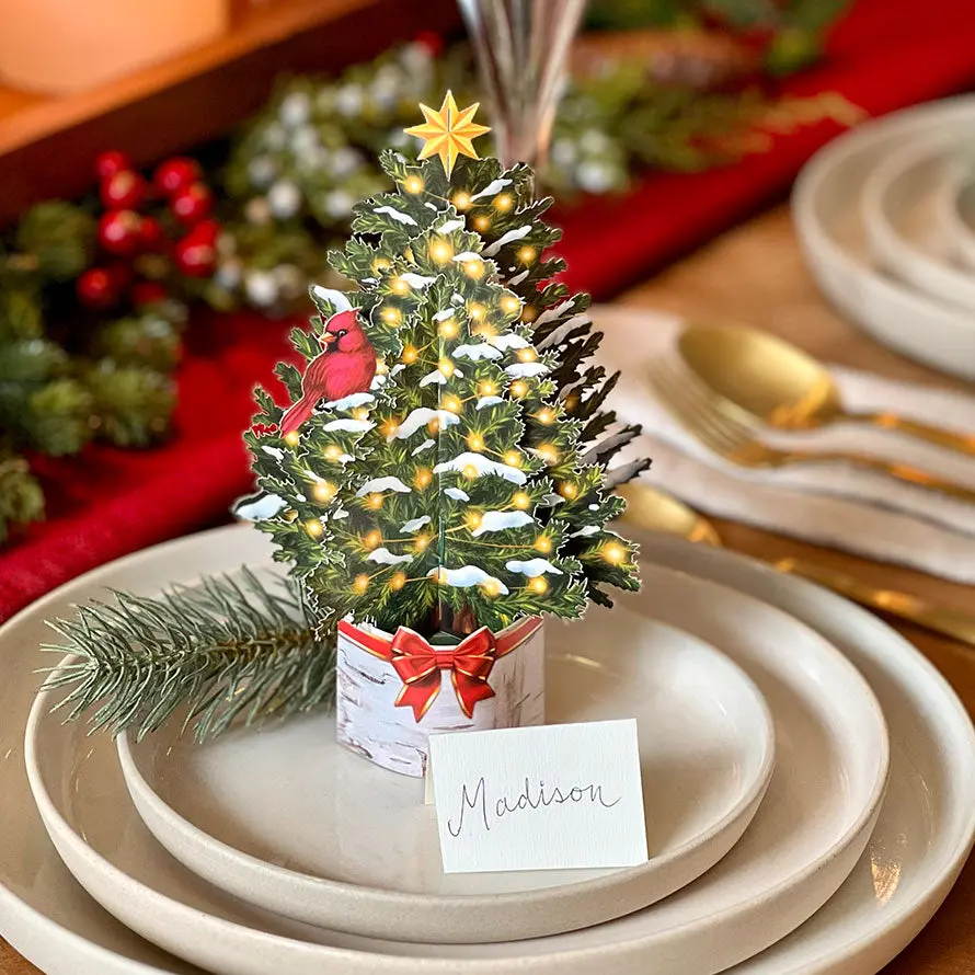 Mini Merry Tree Pop-Up Card - Image 7