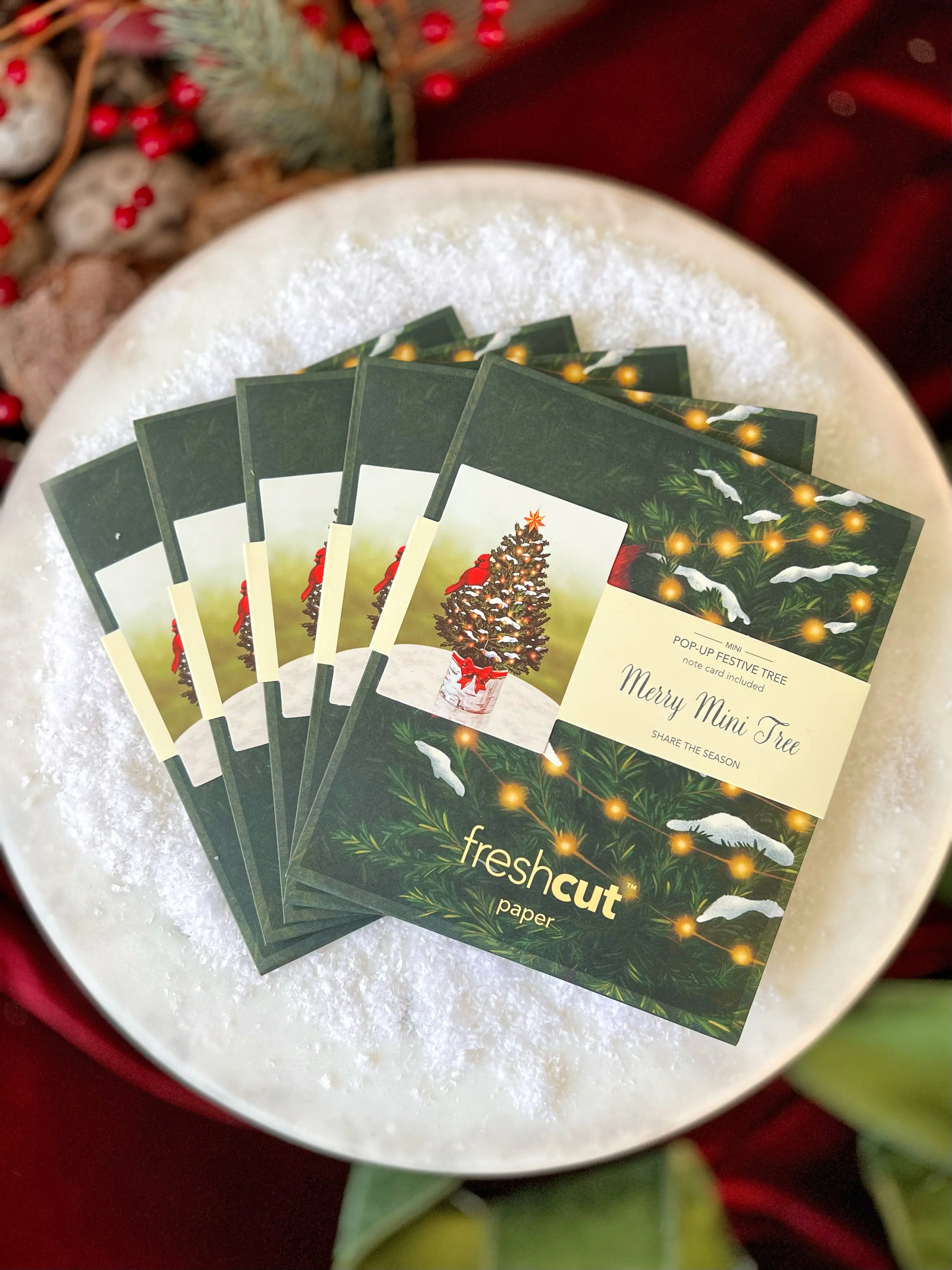 Mini Merry Tree Pop-Up Card - Image 8