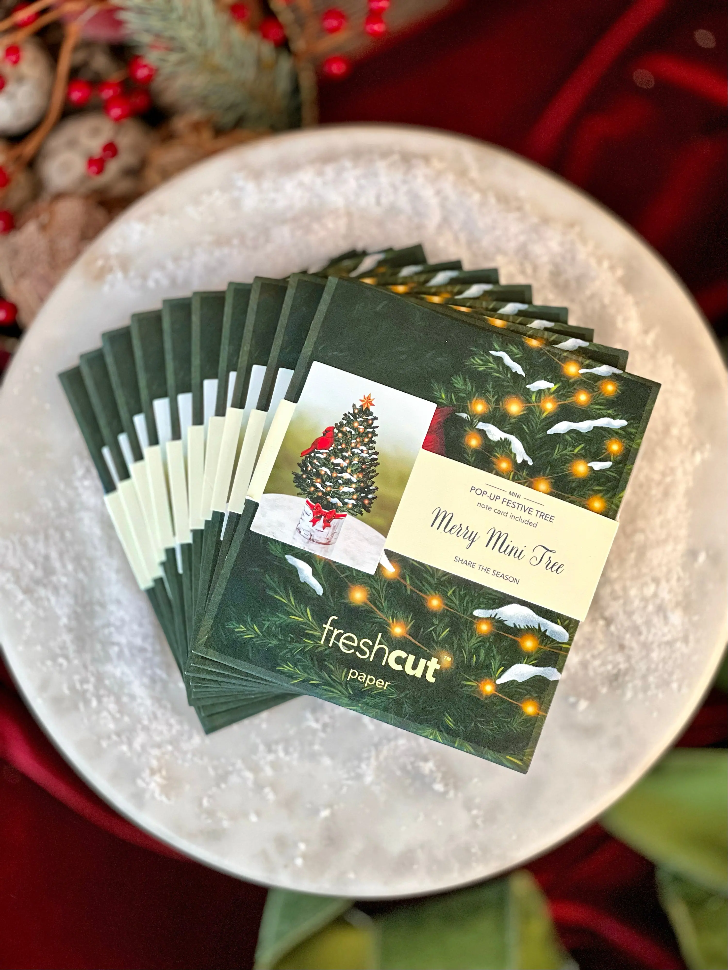 Mini Merry Tree Pop-Up Card - Image 9