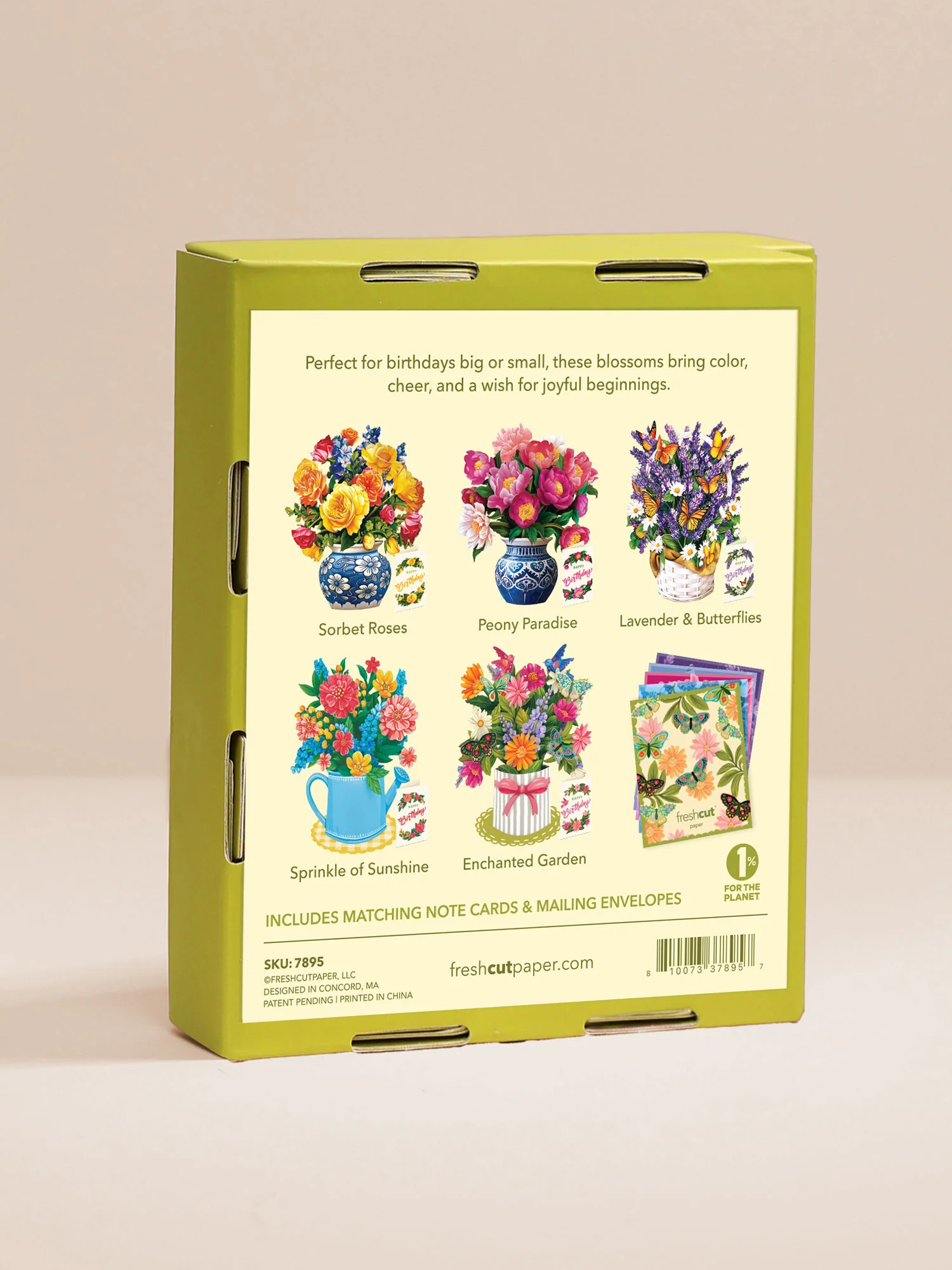 Mini Pop-Up Birthday Blooms Boxed Set of 5 - Image 5