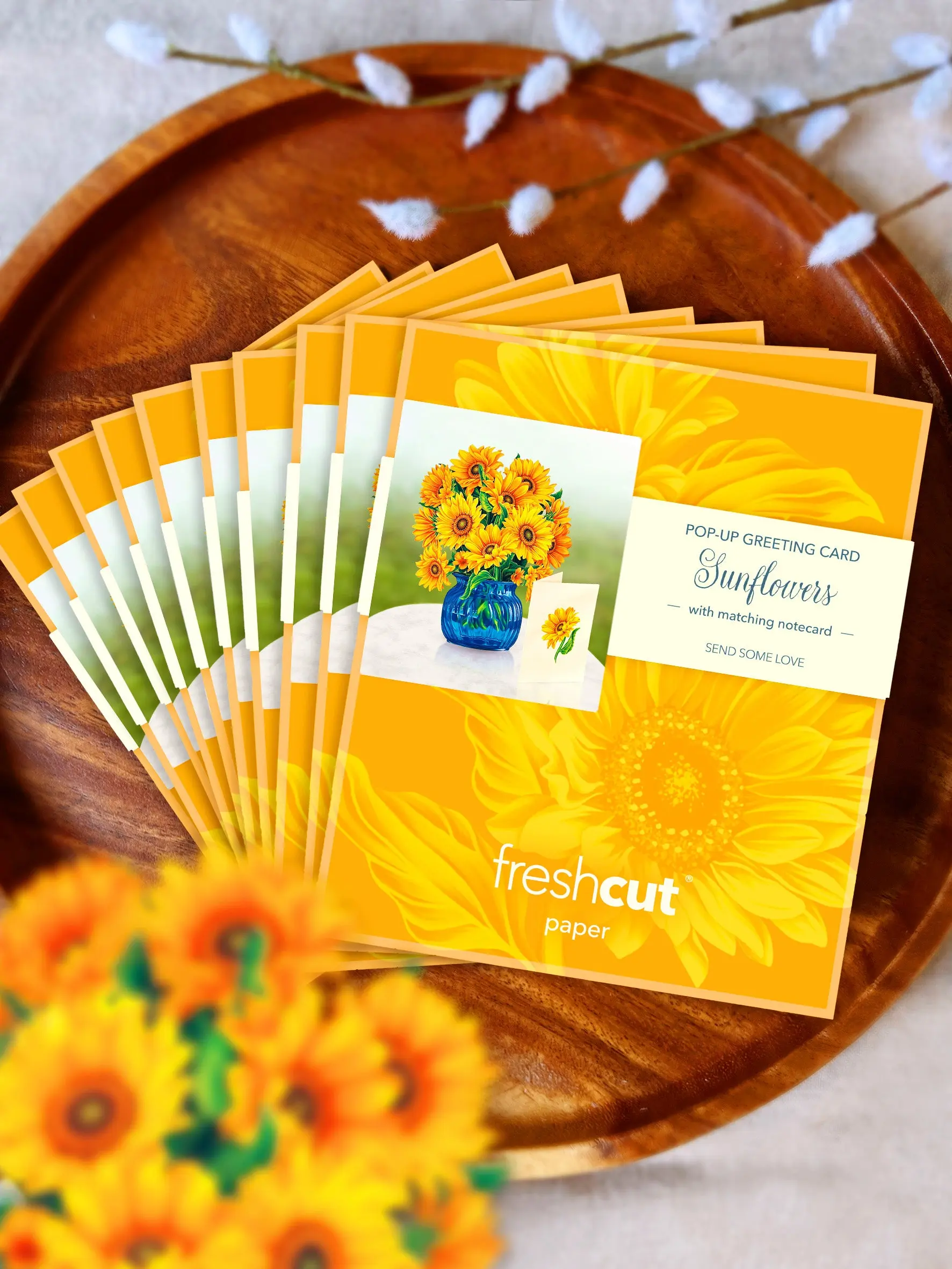Mini Sunflowers Pop-Up Card - Image 8