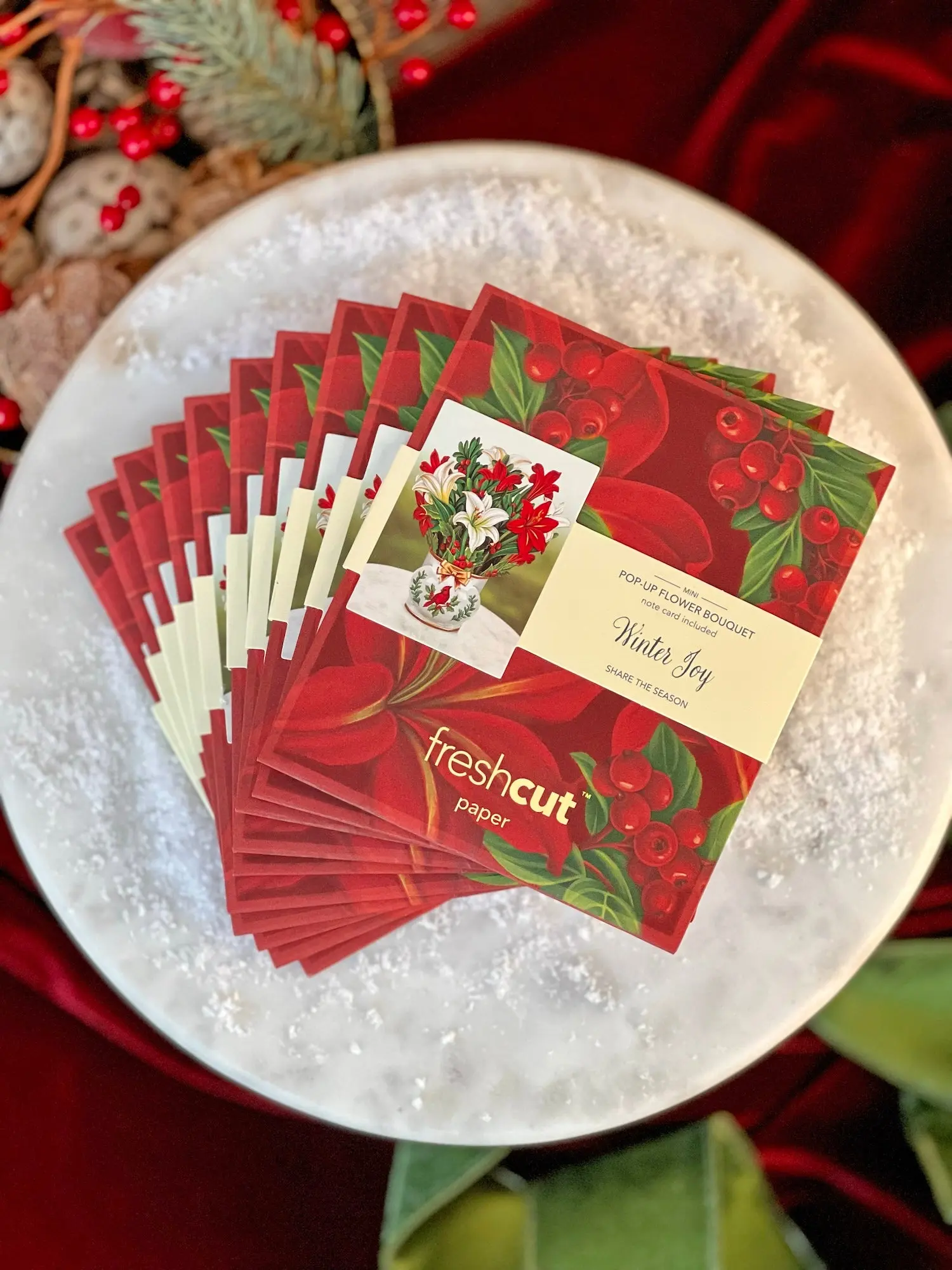 Mini Winter Joy Pop-Up Card - Image 10