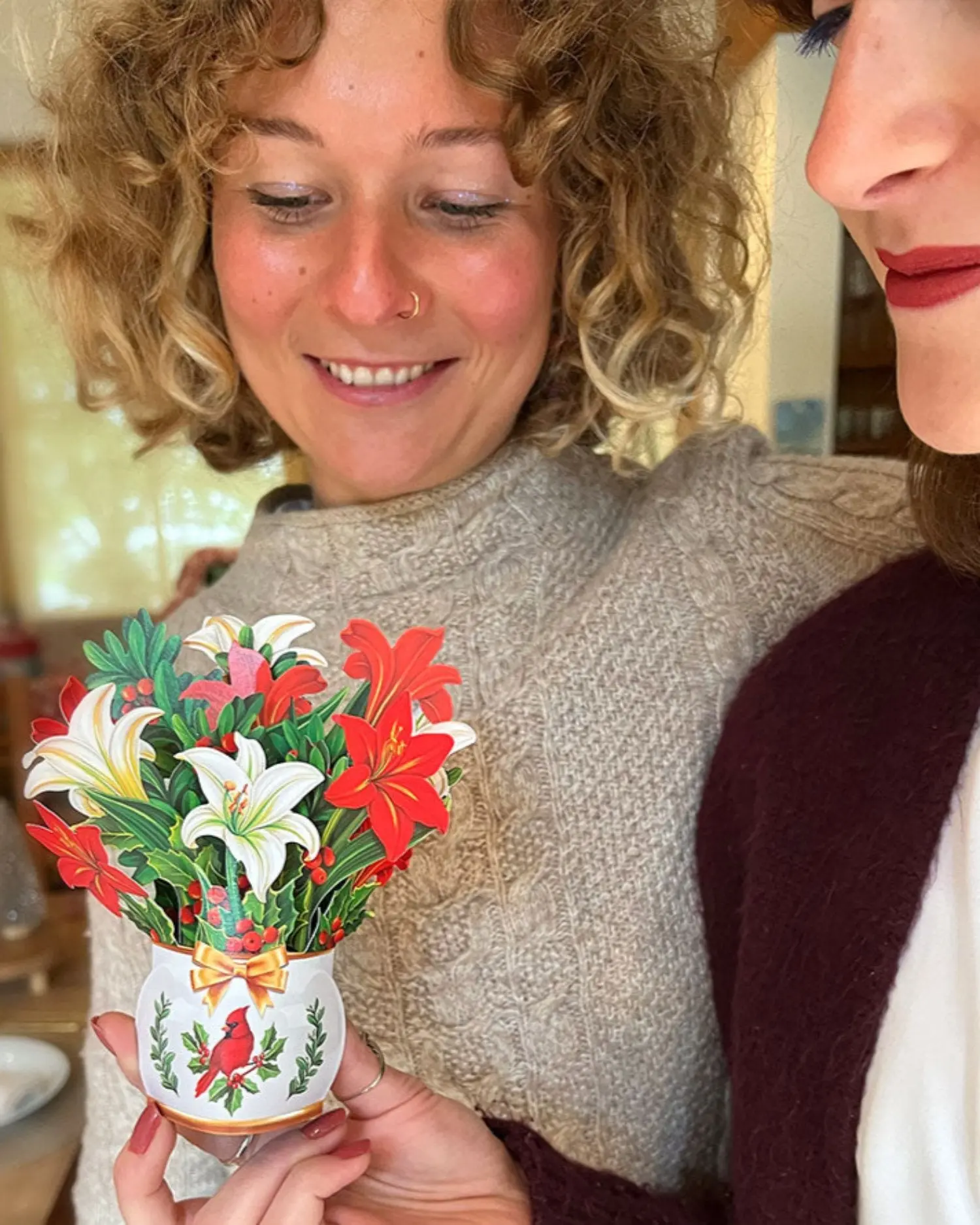 Mini Winter Joy Pop-Up Card - Image 3