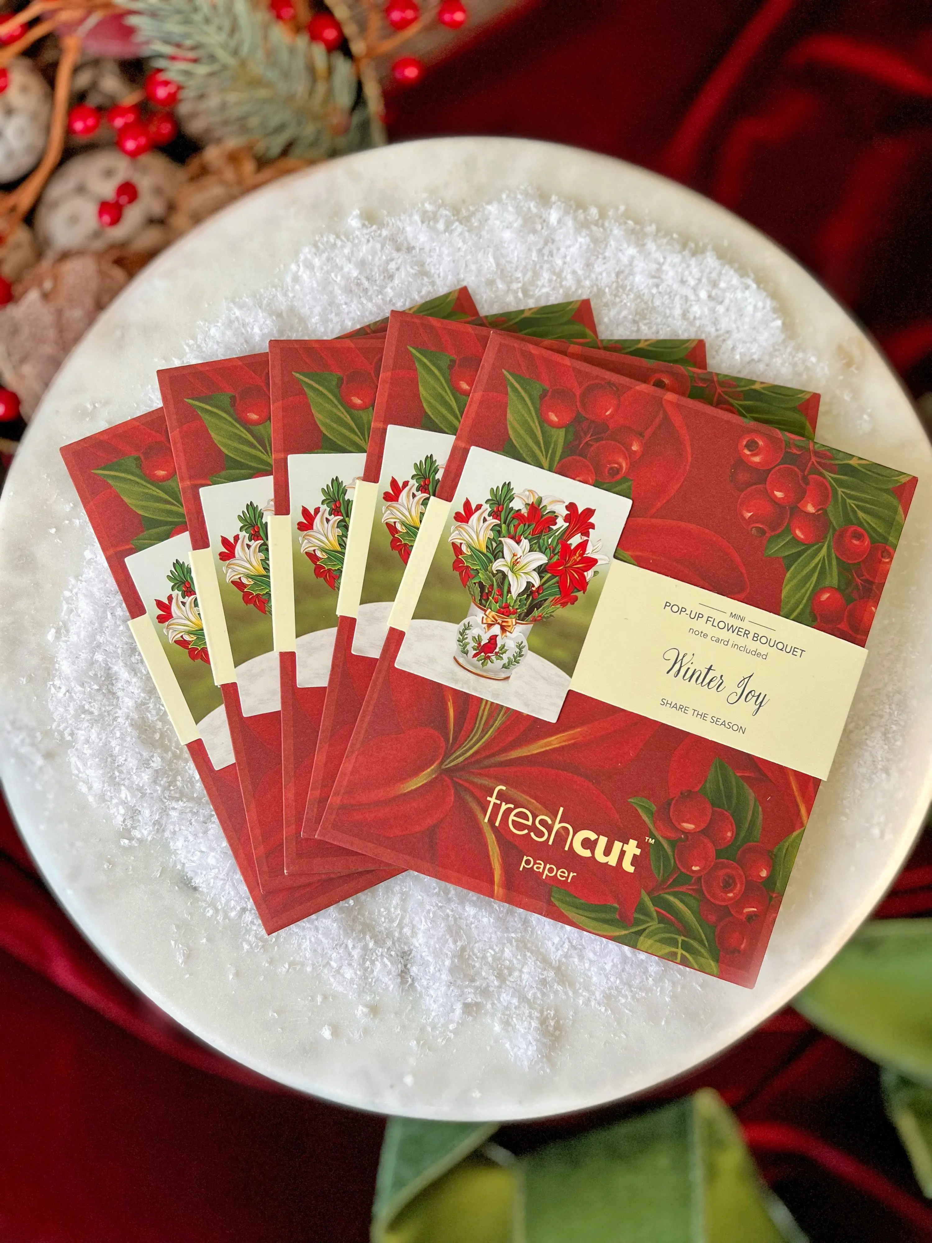 Mini Winter Joy Pop-Up Card - Image 9